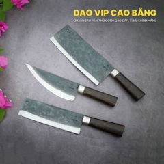 Bộ dao bếp 3 món nhíp xe đa năng CB108 DAO VIP CAO BẰNG
