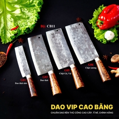 BỘ DAO BẾP CB11 cán cẩm DAO VIP CAO BẰNG