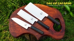 Bộ 3 dao bếp đa năng thép trắng CB89 chất lượng, hàng chuẩn của DAO VIP CAO BẰNG