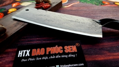 Dao chặt xương sắc bén - Cán sắt Thép nhíp ô tô S06 an toàn, vệ sinh, hàng chuẩn CỦA DAO VIP - HTX DAO PHÚC SEN
