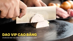 Dao thái thép trắng cao cấp CT10, an toàn, vệ sinh, HÀNG CHUẨN CỦA DAO VIP CAO BẰNG