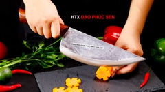 DAO BẦU LỌC 22 cán ốp nu nghiến / HTX DAO PHÚC SEN