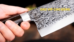 Dao thái lọc sắc bén - Thép nhíp ô tô - Cán mun khâu inox N09ATM sắc bén, bền bỉ, giữ sắc lâu DAO VIP CAO BẰNG