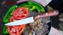Dao ăn bít tết 12cm thép trắng  - DAC