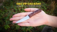Dao nhỏ thép không gỉ cán gỗ cẩm DNC an toàn, vệ sinh, HÀNG CHUẨN CHÍNH HÃNG CỦA DAO VIP CAO BẰNG