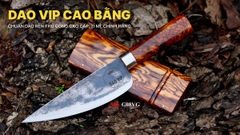 Dao bầu lọc 16 - Thép nhíp ô tô - Cán vỏ gỗ cẩm - G08VG DAO VIP CAO BẰNG