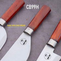 Bộ dao bếp 3 món thép trắng CB99H hàng chuẩn của DAO VIP CAO BẰNG vệ sinh, an toàn , sạch sẽ, ít bị oxy hóa