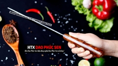 Dao chặt xương sắc bén - Thép nhíp ô tô - Cán ốp nu - G06OND