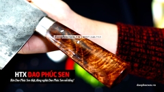 Dao chặt thái bản 10 thép nhíp cán gỗ tự nhiên CTB10, hàng chuẩn CỦA DAO VIP - HTX DAO PHÚC SEN