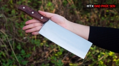 Dao chặt gà thép trắng - SGK08
