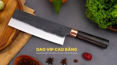 Bộ dao bếp nhíp xe chặt thái lọc đa năng cán gỗ mun CB89NMDD DAO VIP CAO BẰNG