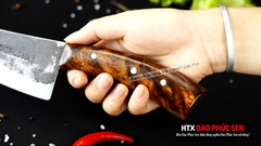 DAO LỌC - THÁI 01 CÁN GỖ TỰ NHIÊN G14 | DAO VIP - HTX DAO PHÚC SEN