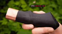 Cán dao gỗ mun cao cấp - XMDD ( tặng 1 chốt đồng đỏ )