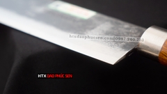 Dao chặt gà, chặt cây đa năng sắc bén- Thép nhíp ô tô - Cán gỗ tự nhiên khâu inox - G07 | DAO VIP - HTX DAO PHÚC SEN