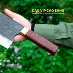 Dao chặt gà rèn thủ công nhíp xe - CG88 DAO VIP CAO BẰNG