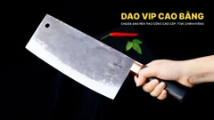 Dao chặt gà sắc bén - Thép nhíp ô tô - Cán mun khâu đồng - G05MDD DAO VIP CAO BẰNG