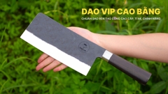 Bộ dao bếp nhíp xe chặt thái lọc đa năng cán gỗ mun CB89NM DAO VIP CAO BẰNG