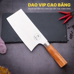 Dao chặt CG09H - Dao chặt gà thép trắng DAO VIP CAO BẰNG