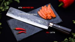 Dao chặt gà chặt cây -Thép nhíp ô tô - Cán cẩm khâu inox - G07M