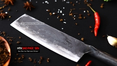 Dao thái sắc bén - Cán sắt - Thép nhíp ô tô - S01