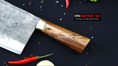 Dao tầu chặt xương - Thép nhíp ô tô - Cán cẩm khâu đồng - DCX01DD