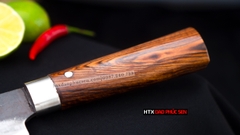 Dao phile sắc bén - Thép nhíp ô tô - Cán gỗ tự nhiên khâu inox - N05 | DAO VIP - HTX DAO PHÚC SEN