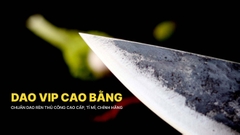 DAO BẦU LỌC 20 thép nhíp xe cán gỗ cẩm  G09DD DAO VIP CAO BẰNG