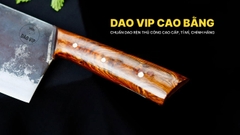 Dao chặt gà sắc bén - Thép nhíp ô tô - Cán ốp cẩm - G05OCD DAO VIP CAO BẰNG