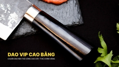 Dao chặt gà cán mun G05M giữ sắc lâu, dễ mài lại, hàng chuẩn chính hãng của DAO VIP CAO BẰNG