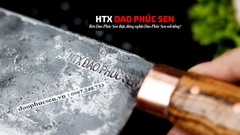 Dao chặt gà sắc bén - Thép nhíp ô tô - Cán cẩm khâu đồng - G05DD