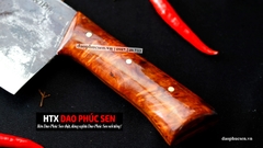 Dao chặt gà sắc bén - Thép nhíp ô tô - Cán ốp nu - G05OND
