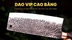 Dao chặt gà sắc bén - Thép nhíp ô tô - Cán cẩm - khâu đồng - G05TDD DAO VIP CAO BẰNG