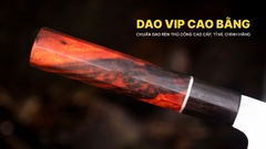 Dao thái lọc thép trắng DNK01 kháng gỉ tốt, HÀNG CHUẨN CỦA DAO VIP CAO BẰNG