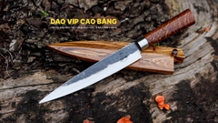 Da0 Phile vỏ gỗ N14VG thép nhíp xe Dao Vip Cao Bằng