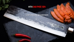 Dao chặt gà chặt cây -Thép nhíp ô tô - Cán cẩm khâu inox - G07M