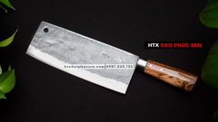 Dao chặt gà đa năng sắc bén - Thép nhíp ô tô - Cán gỗ tự nhiên khâu inox - G05