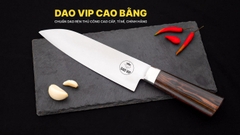 Dao lọc thái thép trắng cán mun - LKM DAO VIP CAO BẰNG