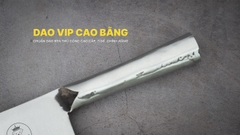 Dao thái thép trắng cao cấp cán sắt SDT09, hàng chuẩn chính hãng của DAO VIP CAO BẰNG