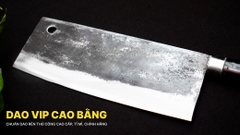 Dao chặt xương sắc bén - Thép nhíp ô tô - Cán mun khâu inox - G06M DAO VIP CAO BẰNG