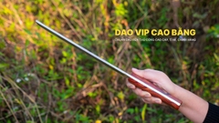 Dao chặt xương thép trắng SXK06 dao vip cao bằng