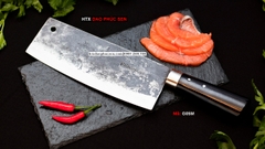 Dao chặt gà cán mun G05M giữ sắc lâu, dễ mài lại, hàng chuẩn chính hãng của DAO VIP - HTX DAO PHÚC SEN
