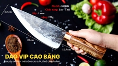 DAO BẦU LỌC 20 thép nhíp xe cán gỗ cẩm  G09DD DAO VIP CAO BẰNG
