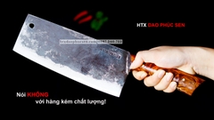 Dao chặt gà sắc bén - Thép nhíp ô tô - Cán ốp cẩm - G05OCD
