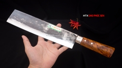 Dao chặt gà, chặt cây đa năng sắc bén- Thép nhíp ô tô - Cán gỗ tự nhiên khâu inox - G07 | DAO VIP - HTX DAO PHÚC SEN