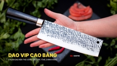 Dao thái 22 thép nhíp dập hoa văn - G03TM | DAO VIP CAO BẰNG