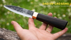 Dao bóc tỏi, gọt hoa quả cán gỗ mun DBTMDD, hàng chuẩn chính hãng CỦA DAO VIP CAO BẰNG