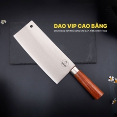 Dao chặt gà thép trắng G05K dao vip cao bằng