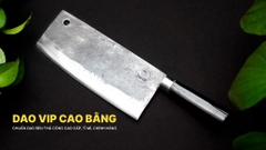 Dao chặt xương sắc bén - Thép nhíp ô tô - Cán mun khâu inox - G06M DAO VIP CAO BẰNG