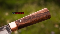 Dao thái lọc sắc bén - Thép nhíp oto - Cán cẩm khâu đồng đỏ - DL22DD