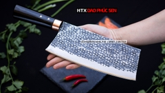 Dao chặt xương sắc bén - thép nhíp ô tô - cán mun khâu đồng - DCX05MDD